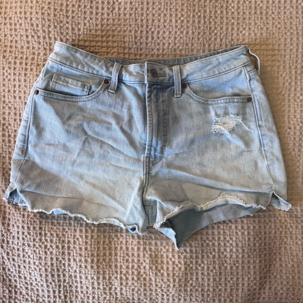 Old Navy Light Blue Denim Cutoff Shorts